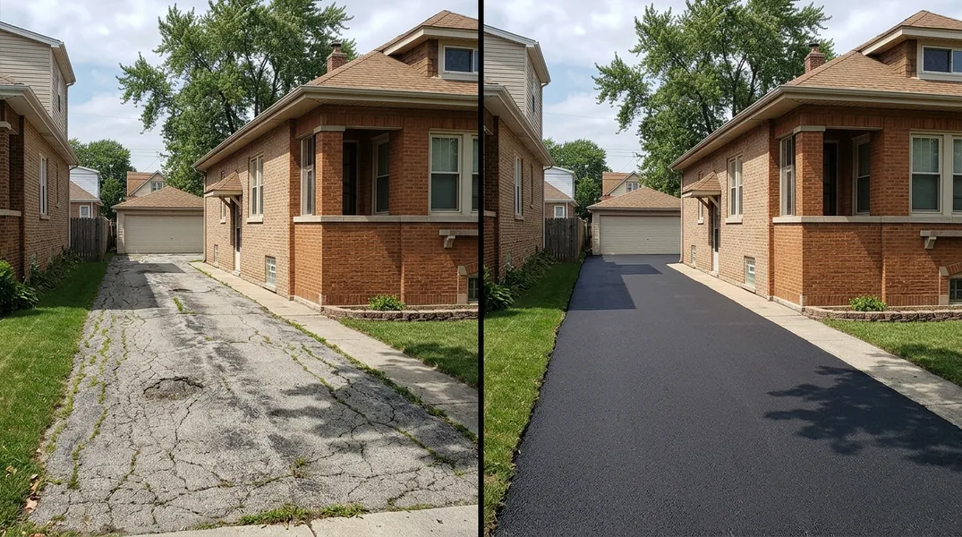 Result asphalt paving in Chicago - Chicago Asphalt Paving