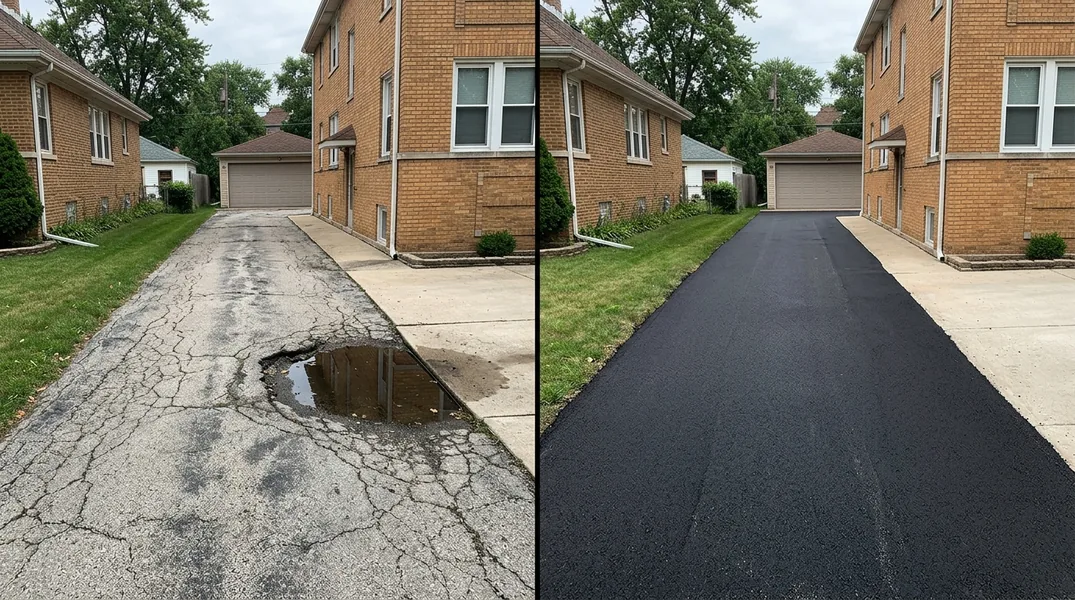 Result asphalt paving in Chicago - Chicago Asphalt Paving