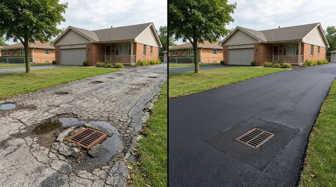 Result asphalt paving in Chicago - Chicago Asphalt Paving