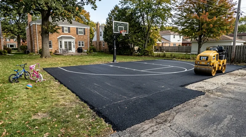 Sports Court & Path Paving Chicago